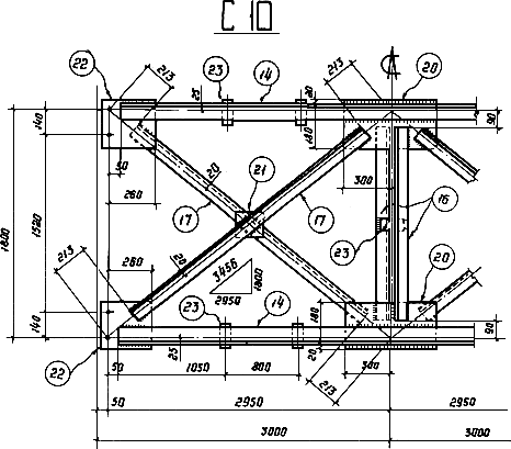 Сборочный чертеж металлоконструкций